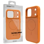 قاب اپل مدل UNIQUE IPHONE 17 ProMax نارنجی