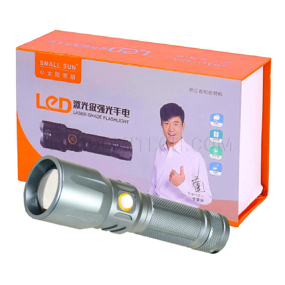 a77aa84b64da51257dba8b57db1276fb22c4d8251bc9612828e0ff1201966a2e.webp چراغ قوه پلیسی اسمال سان مدل SMALL SUN ZY-T237