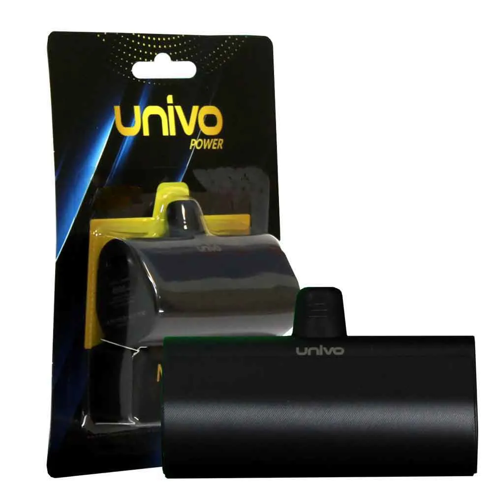 a8d5e2a5479ed77e5778e68d737b2168c2a09bdcafccf101500e6bdb4a73dba6.webp پاوربانک و شارژر همراه یونیوو مدل UNIVO UN5000 IPHONE 4500mAh مشکی