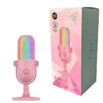 میکروفن رومیزی ریزر مدل RAZER SEIREN V3 CHROMA صورتی
