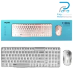 کیبوردوماوس WسفیدRAPOO.X1800S