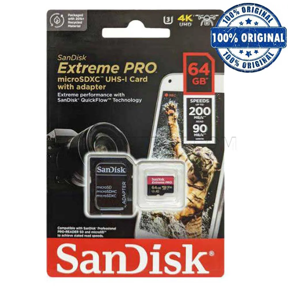 aaf22f89076a9703295904761fd79077dc1e82769740ea08a673b203190a7d76.webp رم میکرو سندیسک مدل SanDisk 200MB 64G ایران رهجو