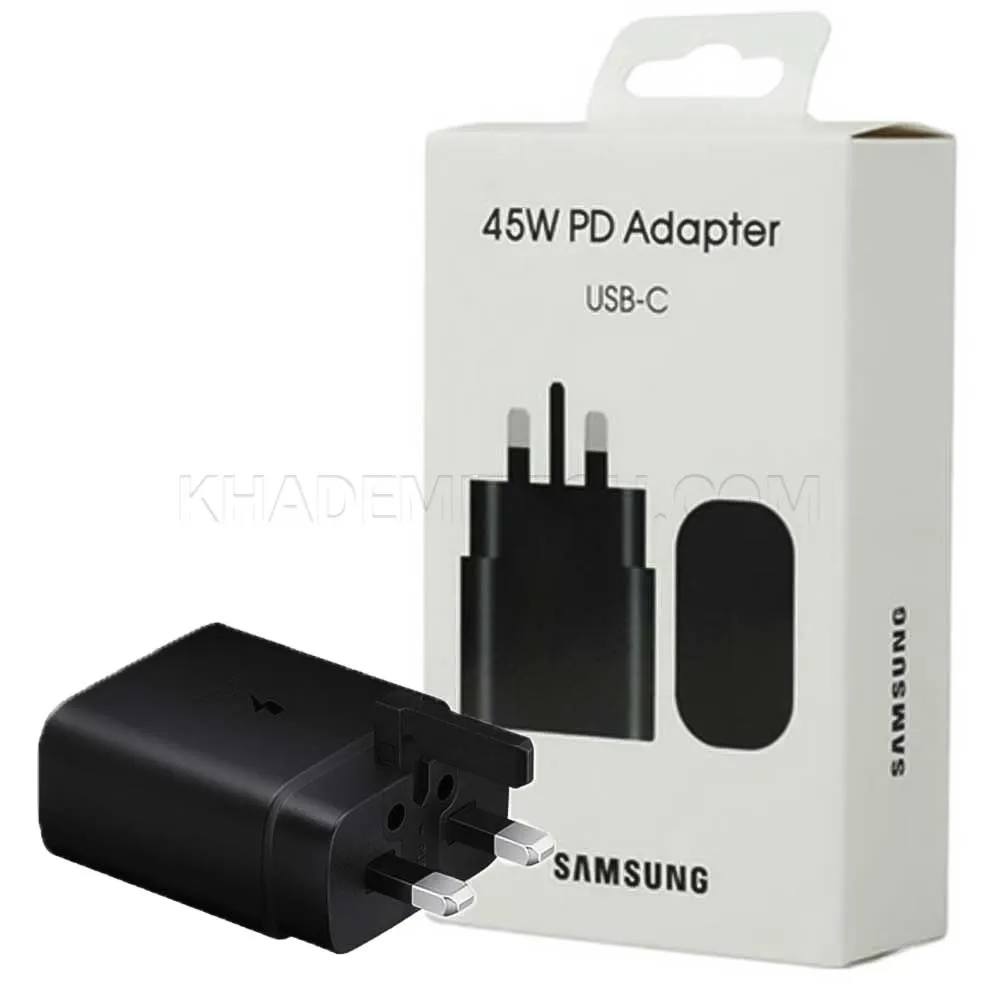 acada8d39d6498db4e5c5939de0e827056b3b4757efd78ac8a7d5493188fa8ce.webp شارژر کلگی مدل Samsung TA845 45W 3PIN