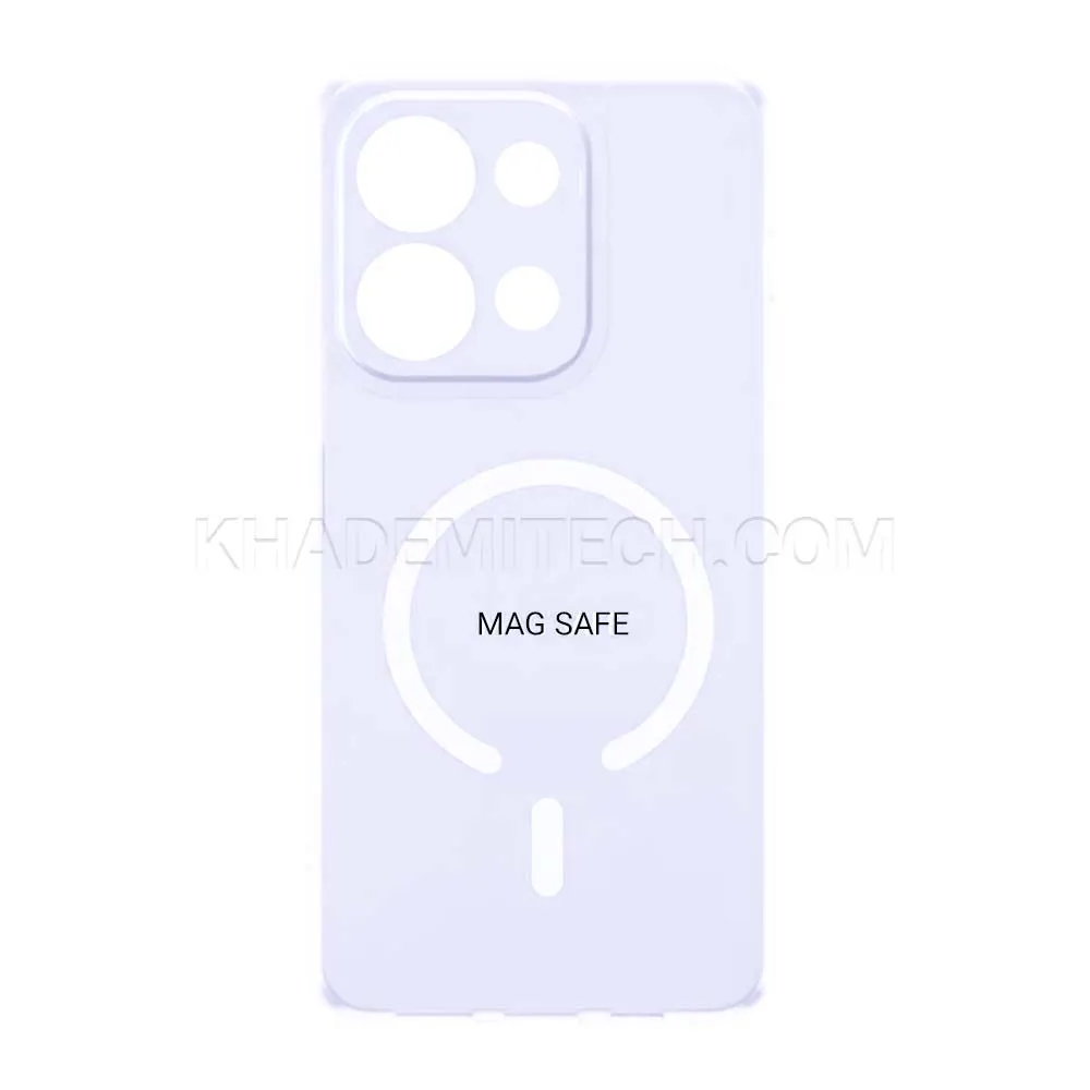 ae04b66322f7ed53709ed6bd4ed0a577b41602e659479dabfb480595ea1aa208.webp قاب ردمی مدل Xiaomi Redmi NOTE13 PRO MAG SAFE سفید مات