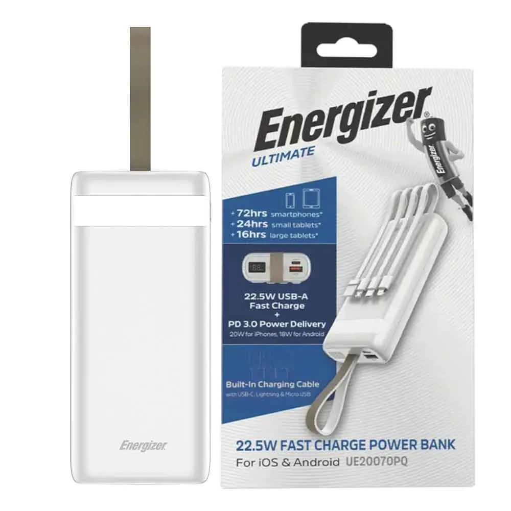 aea1f1d3167631d5fd3f9123899d6f9bd175280ddad155d98b0722e42e5fe029.webp پاوربانک انرجایزر مدل Energizer UE20070PQ 20000mAh سفید