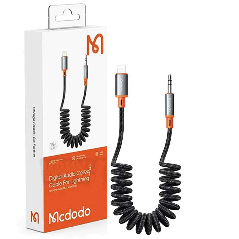 afbdf4f19e071228479c2160ea873134204e4d95ffe88369a01804f75526aa52.webp کابل صدامکدودو مدل Mcdodo CA-089AUX IPHONE گارانتی متین