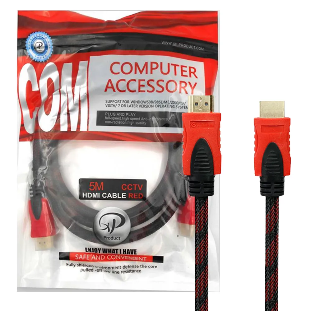 afc8ba7266267eb15de84b3946f7a6a99c586823177a523023eea5819794e905.webp کابل RED 5M HDMI زرهی XP