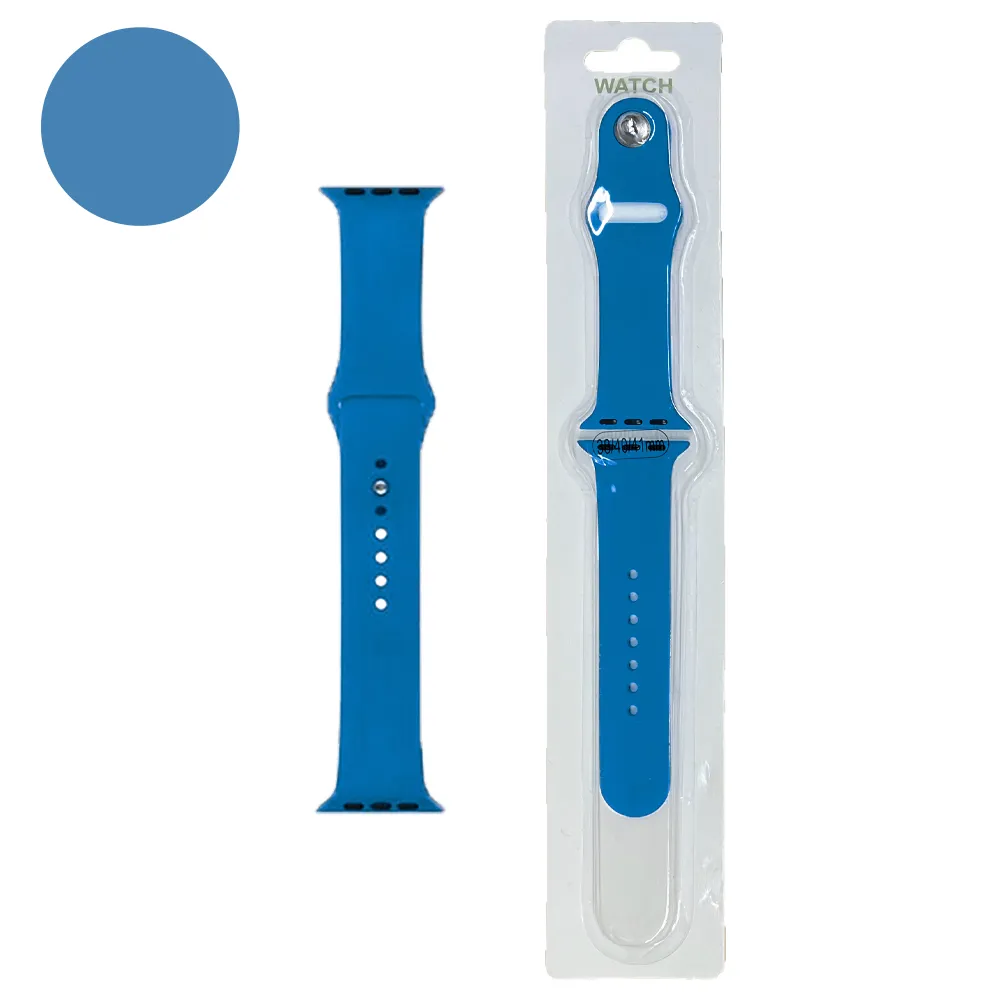 b14682ebb53ec2703f887e4999446a5396b4cecc098445ccdf5b7fa3aa8c7267.webp بند اپل واچ SILICON 38mm/40mm/41mm نیلی متالیک