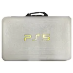 کیف Slim PS5 طرح چرم طوسی