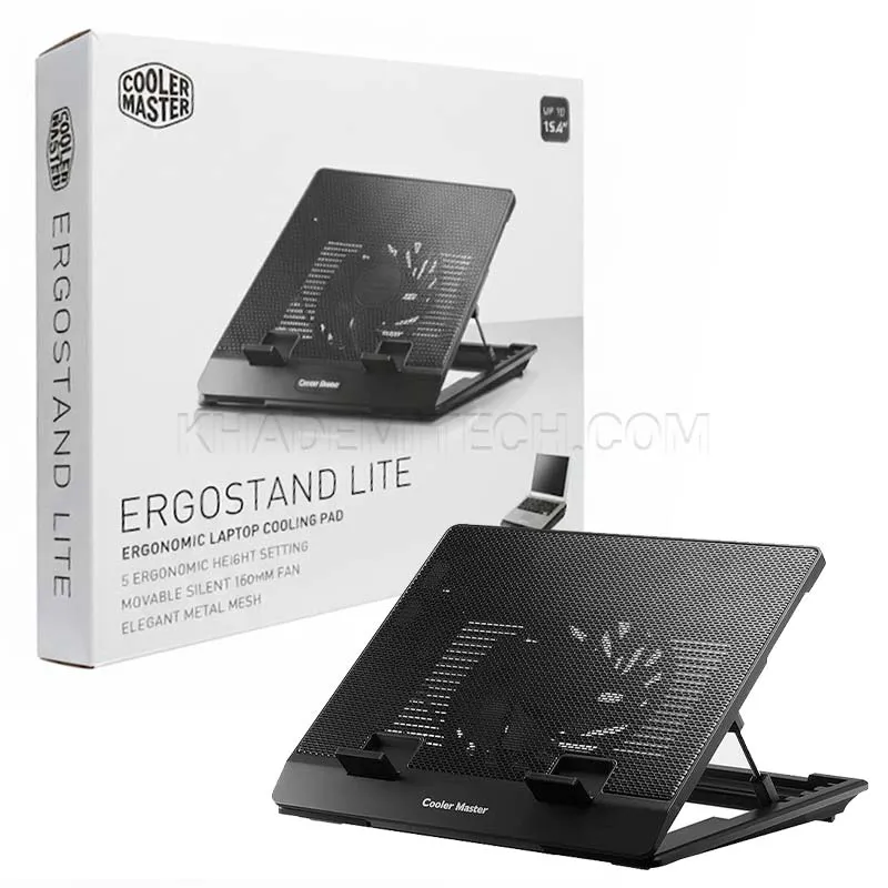 b288b9f052058da984d32b29cce01c302e1e103c5d7e773a4a0cd25ebede439b.webp فن نوت بوک کولر مستر مدل COOLER MASTER Notepal Ergostand Lite