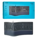کیبورد سیم دار ارگونومیک رپو مدل RAPOO NK8800 مشکی