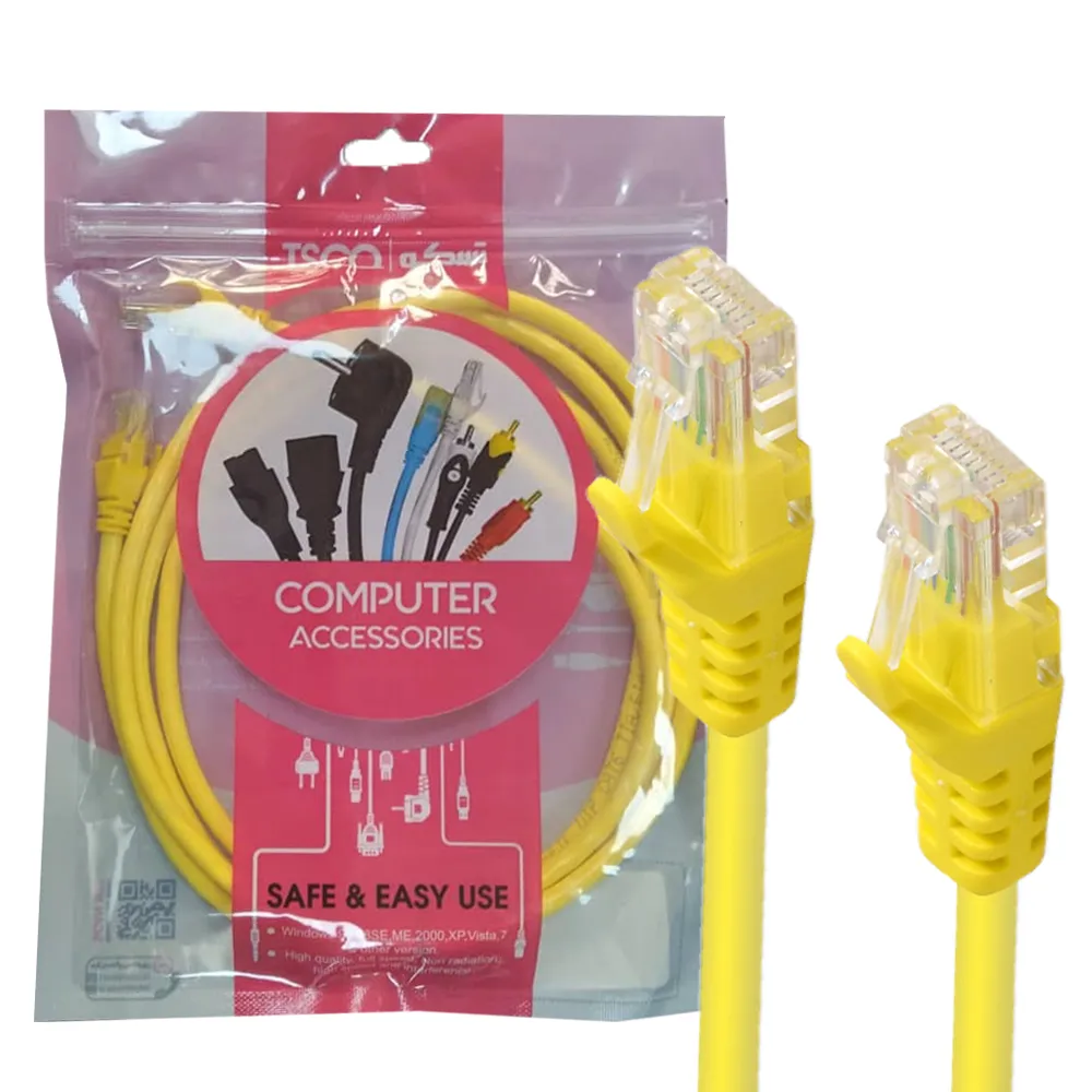 b55752240c1add41ed2fc89a732414ebb67f2fd4629d29df3e584aecc1186105.webp 0کابل پچکورد CAT6 2M TSCOپلاستیک