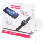 شارژر بی سیم موبایل و ساعت تسکو مدل TSCO TTW100 سفید