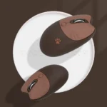 ماوس بی سیم مافی مدل MOFII M3 قهوه ای