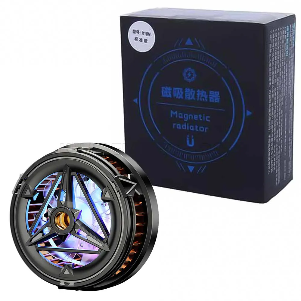 b6782a5d214c63ceec28fc164e636eec53e0390cf5a397bd1333ae528d53d60f.webp فن خنک کننده موبایل مدل Magnetic radiator X18N