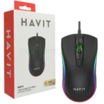 ماوس سیم دار گیمینگ هویت مدل HAVIT MS72 مشکی
