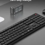 کیبورد و ماوس بی سیم هویت مدل HAVIT KB261WB مشکی