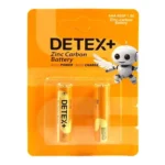 باطری ساده نیم قلم دتکس پلاس 2 کارتی مدل DETEX+ AAA R03P