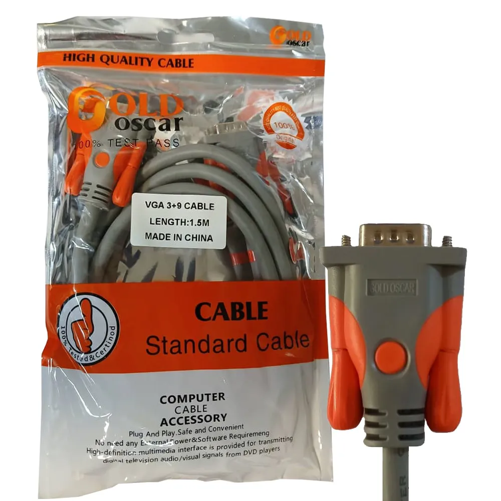 b840c6badaa314fb235298385ee0c805c4867fa6351853a942d3e1e3824c36ff.webp کابل مانیتور گلد اسکار Gold-oscar VGA 3+9 1.5M
