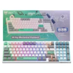 کیبورد سیم دار گیمینگ اونیکوما مدل ONIKUMA G38 سفید