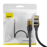 کابل پچکورد بیسوس مدل BASEUS BLACK 50CM CAT6 گارانتی آونگ