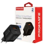 شارژر وایرلس مدل PROMATE POWER-port-33W-EU-black 33W