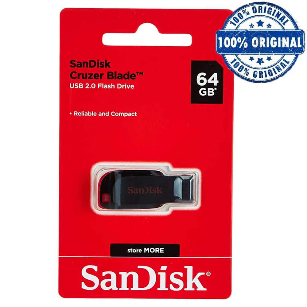 ba61f7930b0ced80560d77549b621f6041f18d87994abf0f68d48dcc725a0dac.webp فلش سندیسک ORG SANDISK BLADE 64G