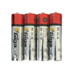 باطری قلمی ساده گیگاسل مدل GIGACELL شیرینگ 4 عددی