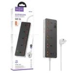 شارژر و چندراهی برق هوکو مدل HOCO AC14A 30W