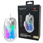 ماوس سیم دار گیمینگ هویت مدل HAVIT HV-MS1011SE سفید