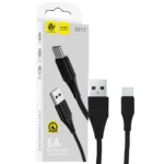 کابل تایپ سی مدل SASATHREE S01T TYPE-C مشکی