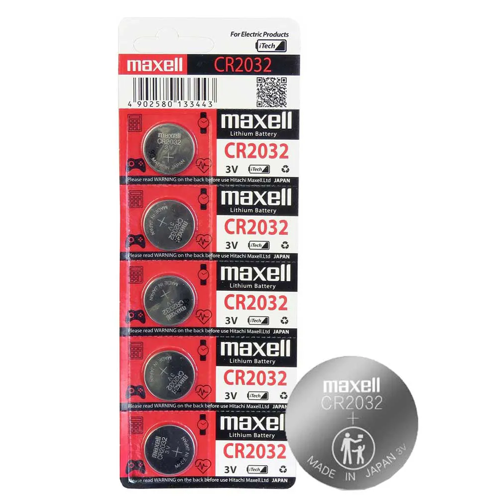 bc5de9b45fbc4368227171725b7a3d5ad87b255c17186db846a3eb6cf4737de6.webp باطری سکه ای MAXELL-CR2032 پک 5 عدد قرمز