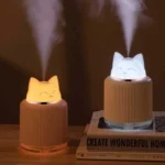 دستگاه بخور سرد مدل PET LAMP SX-E340 فانتزی گربه ای صورتی