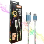 کابل موکسوم مدل MOXOM KH-68 LED MICRO آبی