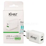 کلگی شارژر کی نت مدل KNET 20W 2PORT PD+USB