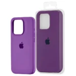 قاب اپل سیلیکونی مدل Silicon IPHONE 16ProMax بنفش