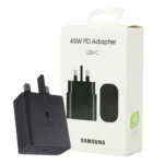 شارژر کلگی سامسونگ مدل Samsung PD 3Pin 45W Orginal مشکی گارانتی بوف