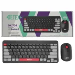 کیبورد و ماوس بی سیم دتکس پلاس مدل DETEX+ DK 704