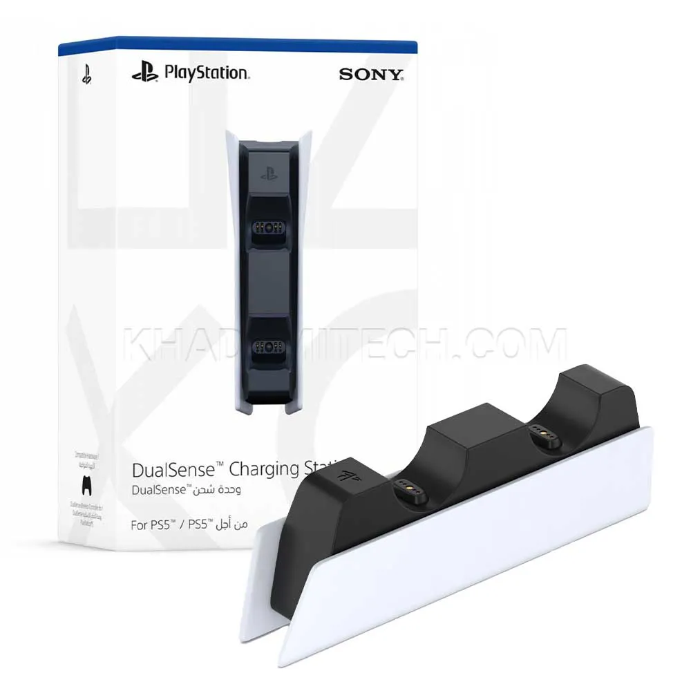 c1d1d5f515462d50669e2502718740fb91f7c854e09dd7815a05590379dee506.webp پایه شارژر دسته PS5 پک عرب