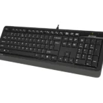 کیبورد سیم دار ایفورتک A4TECH FK-10 طوسی