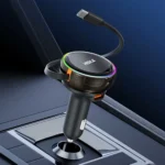 شارژر فندکی هیسکا مدل HISKA HCC-337 80W