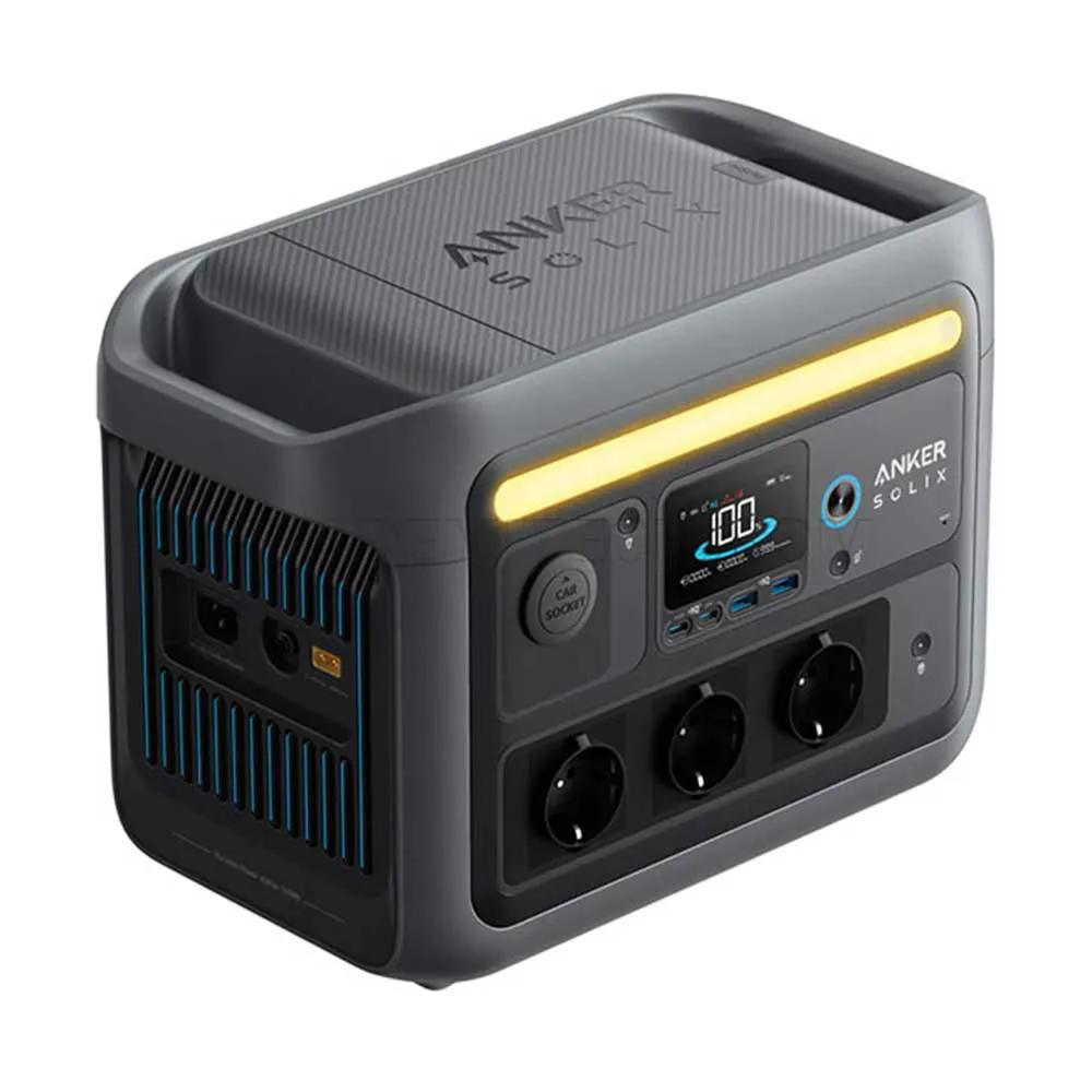 c256ca88f75d5279b90d72b9554f0c713e61c16f491202c2a09d769a79c8fe45.webp پاور استیشن انکر مدل Anker SOLIX C800 A1753 Portable Power Station 768Wh