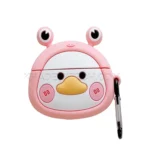 کاور ایرپاد سیلیکونی FROG PINK مدل AirPod 1/2