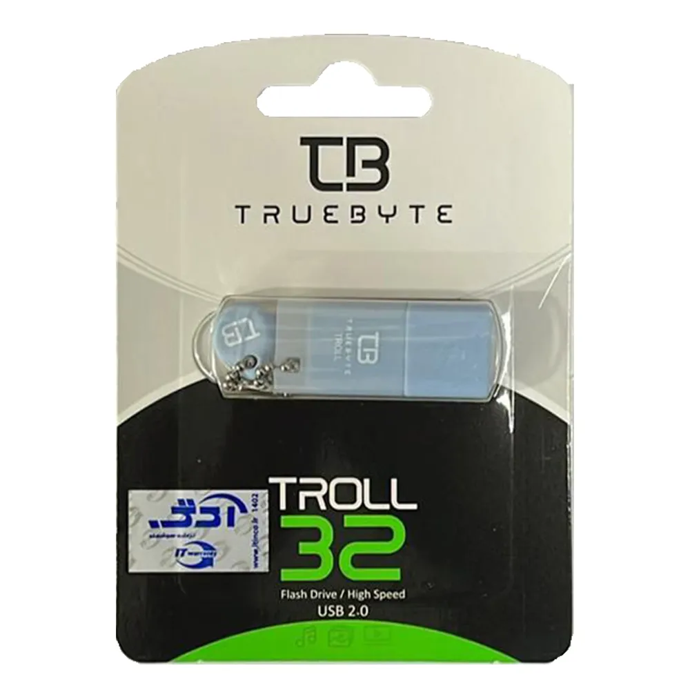 c47385b448fc08c39f15aeb8f74e119ed7461eda532204f8a876ec59cea46dfa.webp فلش TRUEBYTE TROLL 32G گارانتی مادام العمر