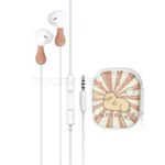 هندزفری سیم دار پرووان مدل PROONE PHF3919 فانتزی قهوه ای