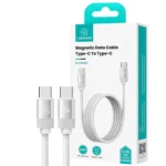 کابل تایپ سی یوسمز مدل Usams SJ704 PD TYPE-C نقره ای