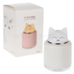 دستگاه بخور سرد مدل PET LAMP SX-E340 فانتزی گربه ای سفید