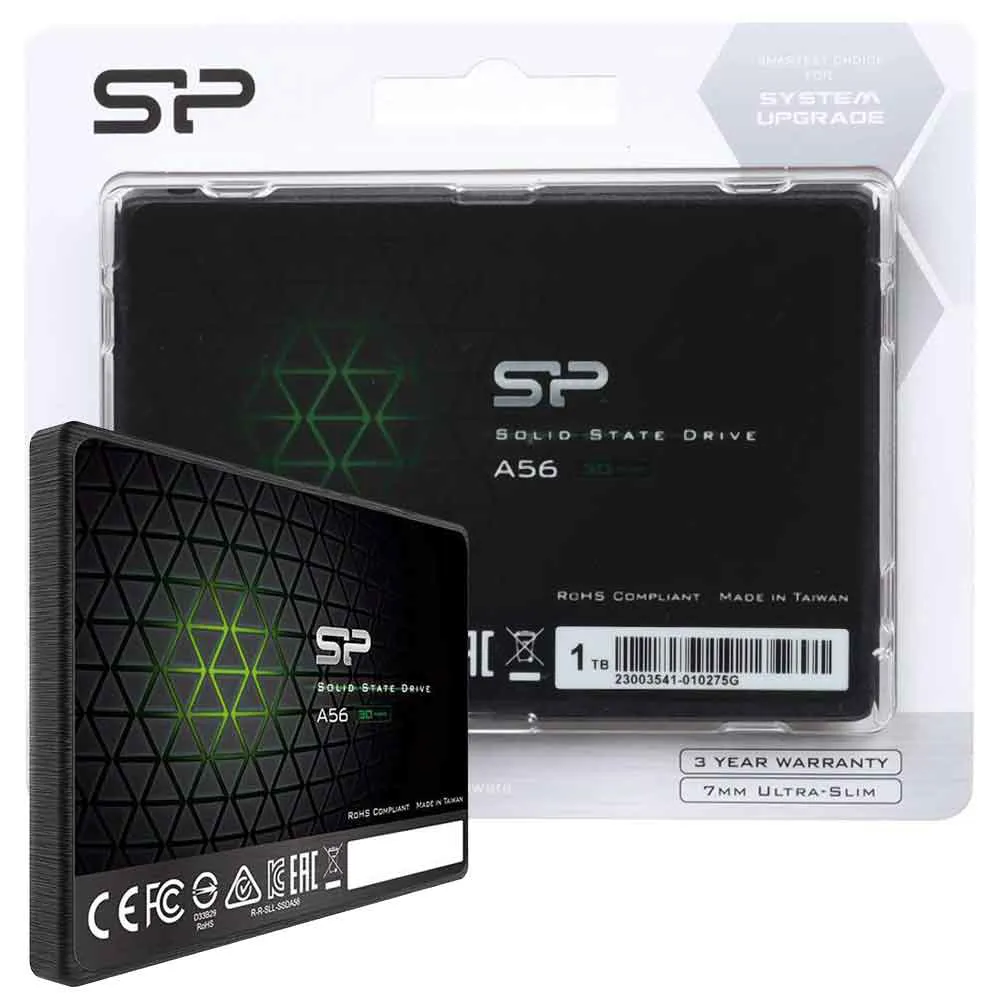 c640431659d92c96c1c85702fa30a6cb753d2225274db567568924fe696f6edb.webp هارد SSD سیلیکون پاور مدل SILICON POWER A56 1TB SSD