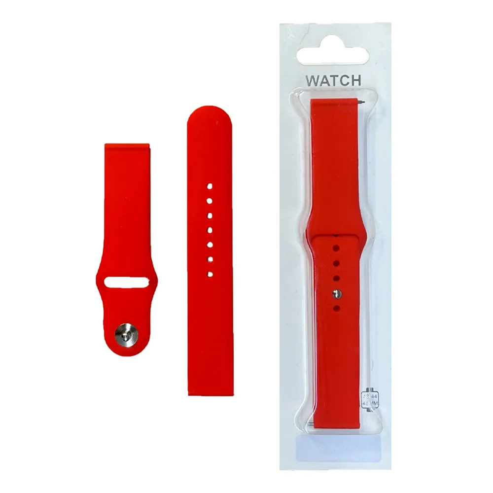 c6ea263d18999d718dddb8a0fe6c36d7c6879bed38aa0b04d8ac0ba6593cf513.webp بند سامسونگ SILICON 22mm قرمز