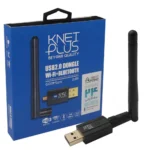 کارت شبکه و دانگل بلوتوثی کی نت پلاس مدل KNET Plus KP-DUWB6002DB WB602